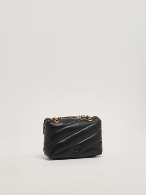 3. Women's Love Puff Baby CL leather bag Black