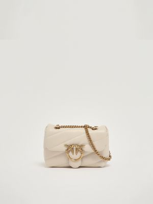 4. Women's Love Puff Baby CL leather bag White