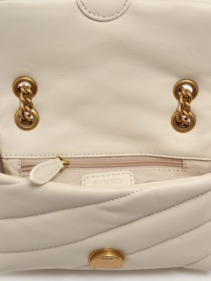 5. Women's Love Puff Baby CL leather bag White