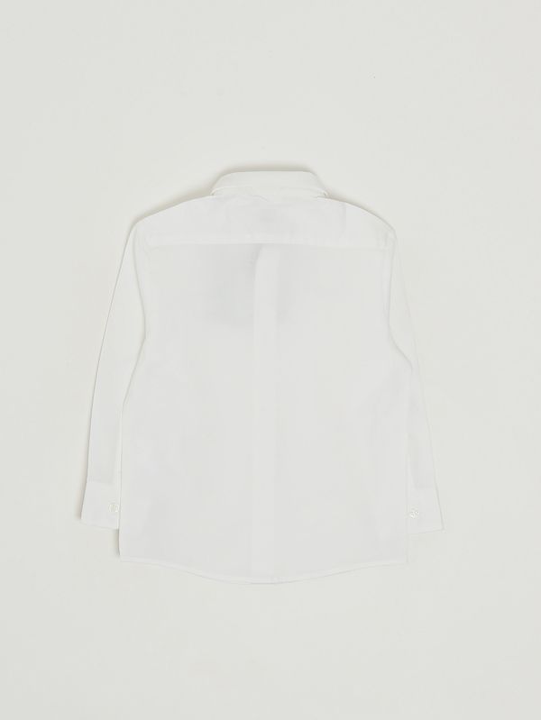 2. Boys' stretch cotton shirt White GCDS c1bkqh518t330