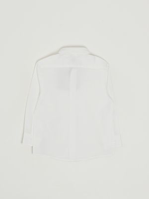 2. Boys' stretch cotton shirt White