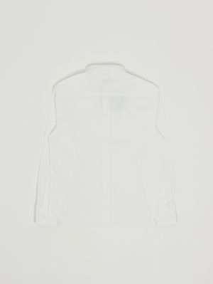 2. Camisa de niño en algodón elástico Blanco