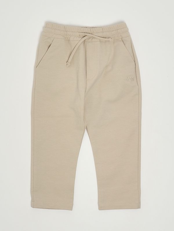 1. Boys' stretch cotton-blend trousers Beige GCDS c1bkqi511t328