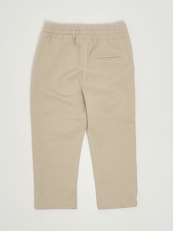 2. Boys' stretch cotton-blend trousers Beige GCDS c1bkqi511t328