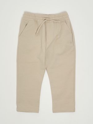 1. Boys' stretch cotton-blend trousers Beige