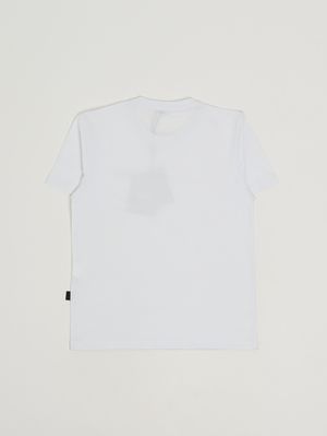 2. Camiseta de algodón para niño Blanco óptico