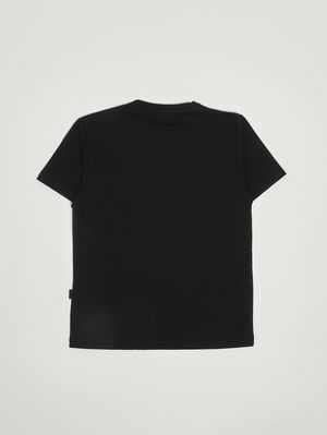 2. T-shirt bambino in cotone Nero