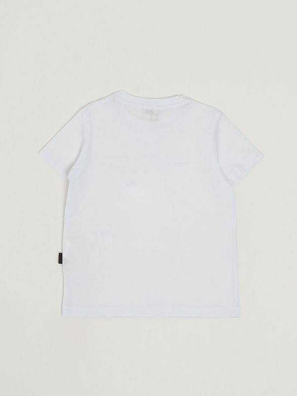 2. Boys' cotton T-shirt White GCDS c1bkqc608j105