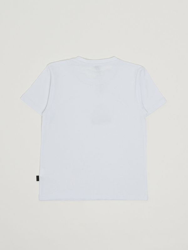 2. Kinder-T-Shirt aus Baumwolle Optisches Weiß GCDS z0ujqc604j105
