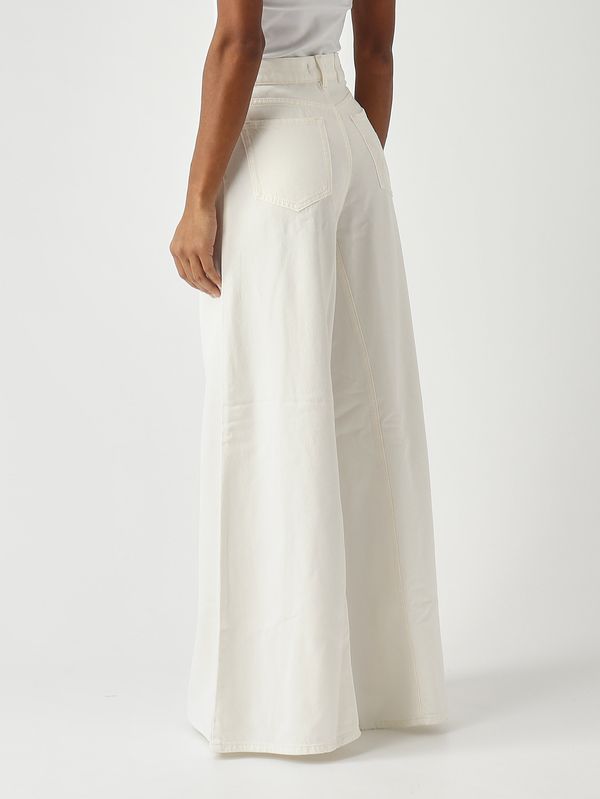 4. Jeans donna in lyocell e cotone Bianco Pinko 106228a32p