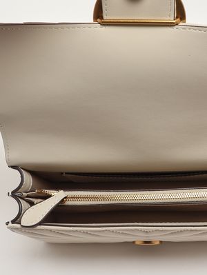 5. Women's Love One Mini DC bag in nappa leather White