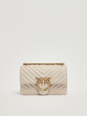 1. Women's Love One Mini DC bag in nappa leather White