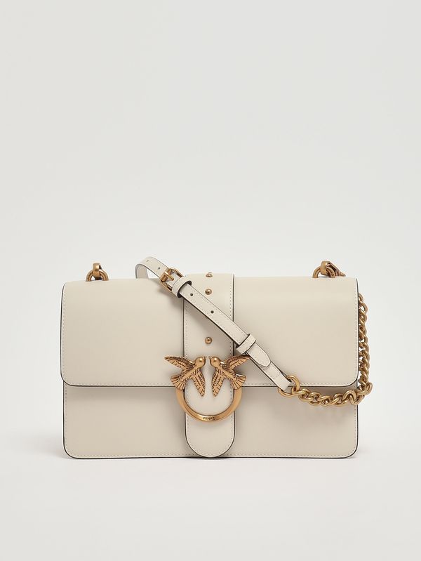 4. Borsa donna Love One Classic ST in pelle Bianco Pinko 105857a0f1