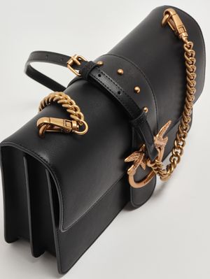 6. Borsa donna Love One Classic ST in pelle Nero