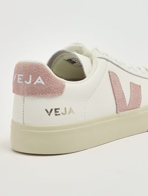5. Women's Campo sneakers in ChromeFree leather White-Pink