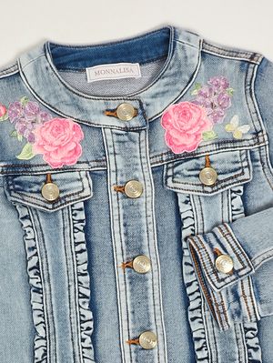 3. Veste en jean de coton stretch pour fille Jean