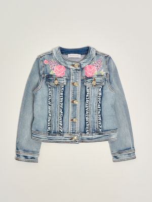 1. Veste en jean de coton stretch pour fille Jean