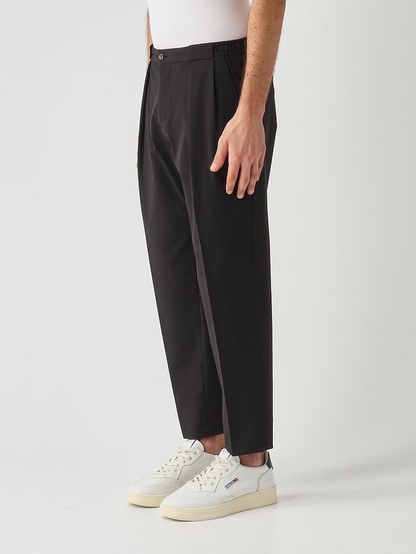 2. Pantalon homme Portobello Easy Fit en tissu technique extensible Noir Briglia portobellop300162