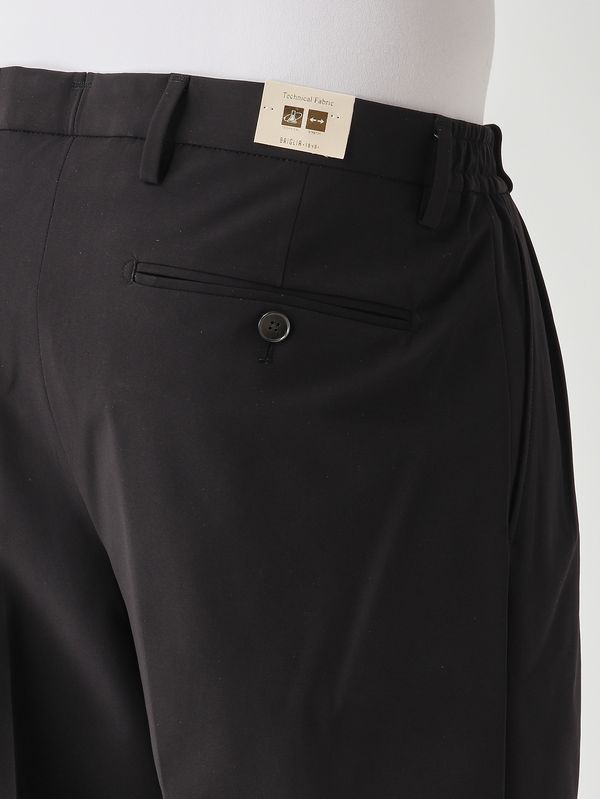 4. Pantalon homme Portobello Easy Fit en tissu technique extensible Noir Briglia portobellop300162