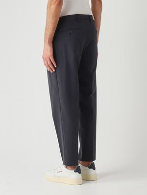 3. Pantalone uomo Portobello Easy Fit in tessuto tecnico stretch Navy