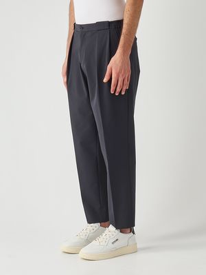 2. Pantalone uomo Portobello Easy Fit in tessuto tecnico stretch Navy