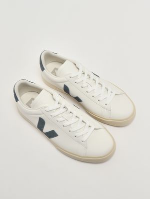2. Herren-Sneaker Campo aus Leder O.T. Weiß V Denim