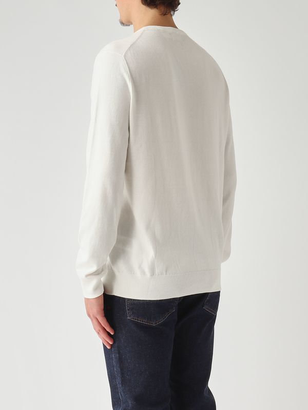 4. Herren-Slim-Fit-Pullover aus reiner Baumwolle, 100% Better Cotton Weiß Polo Ralph Lauren 710890558