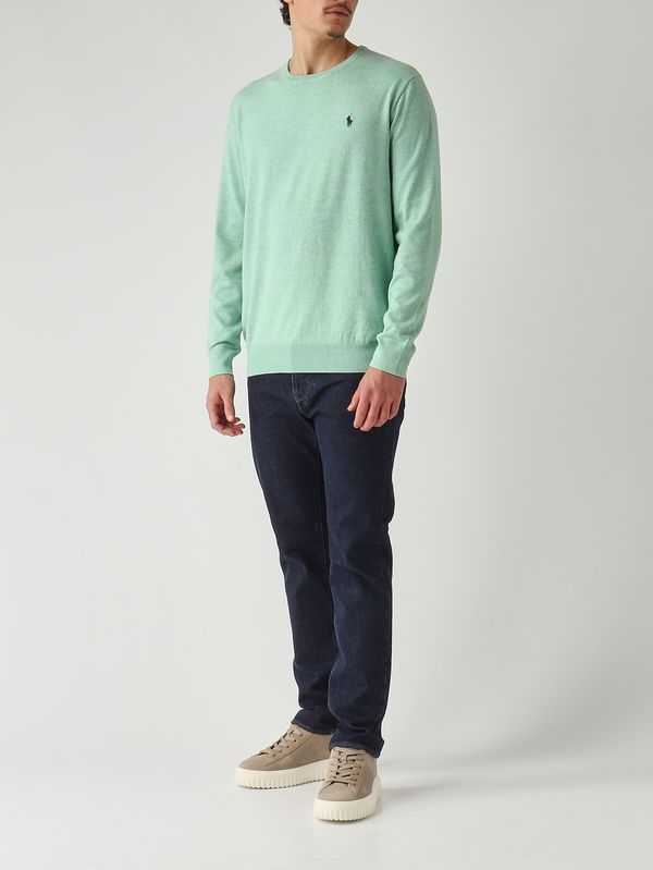2. Herren-Slim-Fit-Pullover aus reiner Baumwolle, 100% Better Cotton Helle Minze Polo Ralph Lauren 710890558