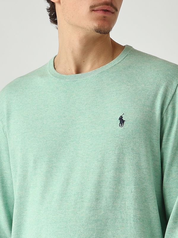 5. Herren-Slim-Fit-Pullover aus reiner Baumwolle, 100% Better Cotton Helle Minze Polo Ralph Lauren 710890558
