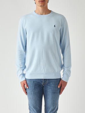 1. Herren-Slim-Fit-Pullover aus reiner Baumwolle, 100% Better Cotton Blau