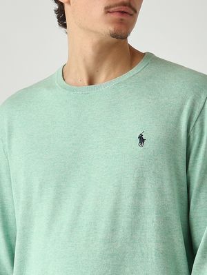 5. Herren-Slim-Fit-Pullover aus reiner Baumwolle, 100% Better Cotton Helle Minze