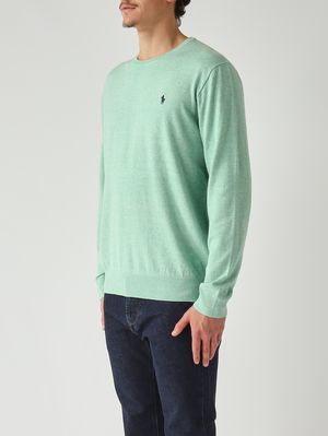 3. Herren-Slim-Fit-Pullover aus reiner Baumwolle, 100% Better Cotton Helle Minze