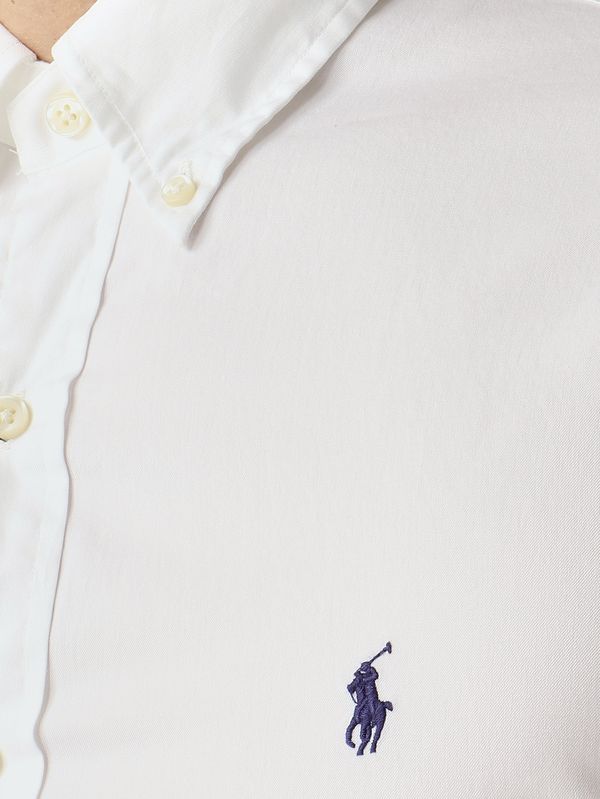 4. Herrenhemd Custom Fit aus Baumwolle Weiß Polo Ralph Lauren 710b20512