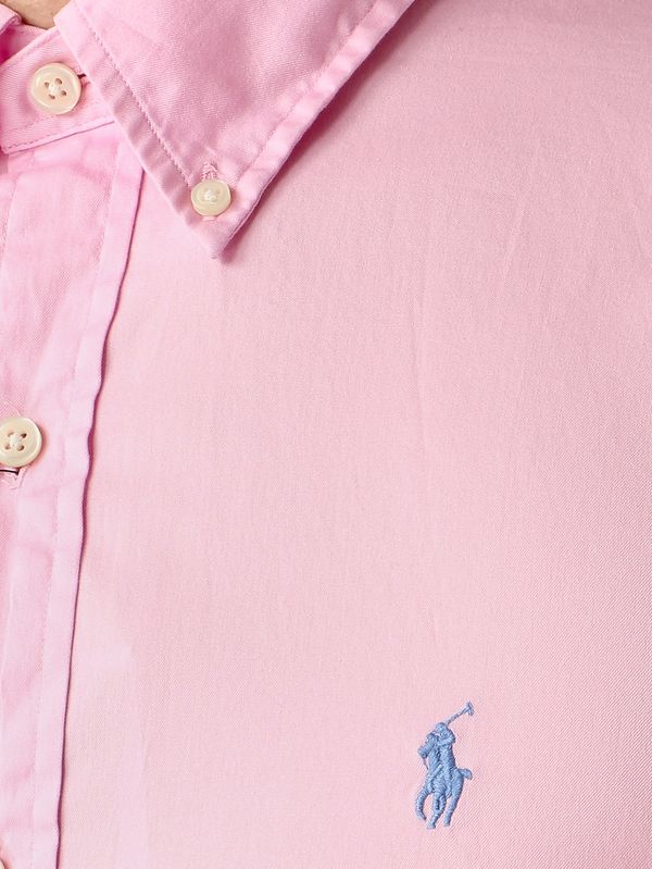 4. Herrenhemd Custom Fit aus Baumwolle Rosa Polo Ralph Lauren 710b20512