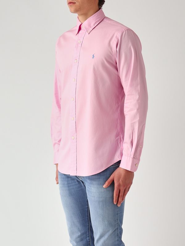 2. Herrenhemd Custom Fit aus Baumwolle Rosa Polo Ralph Lauren 710b20512
