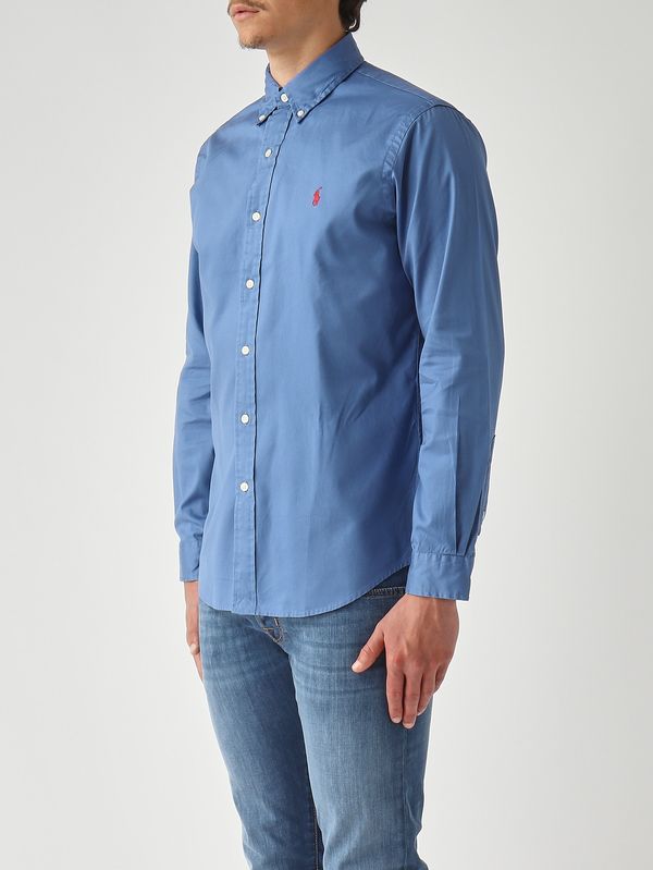 3. Herrenhemd Custom Fit aus Baumwolle Avio Polo Ralph Lauren 710b20512