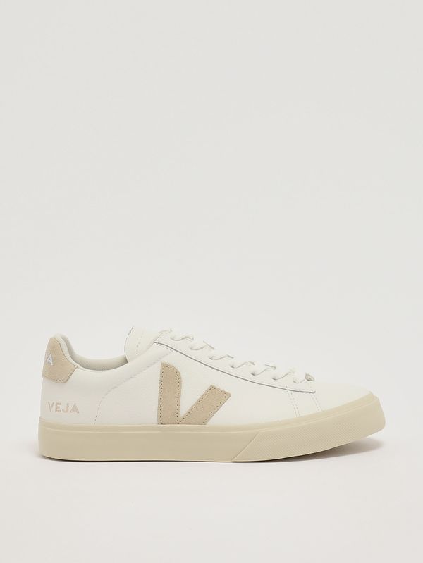 1. Damen-Sneaker Campo aus ChromeFree-Leder Weiß-Mandel Veja cp0502920