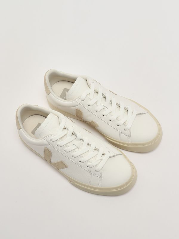 2. Damen-Sneaker Campo aus ChromeFree-Leder Weiß-Mandel Veja cp0502920