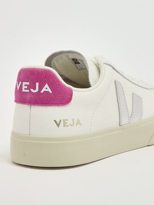 5. Sneakers donna Campo in pelle Bianco-Argento