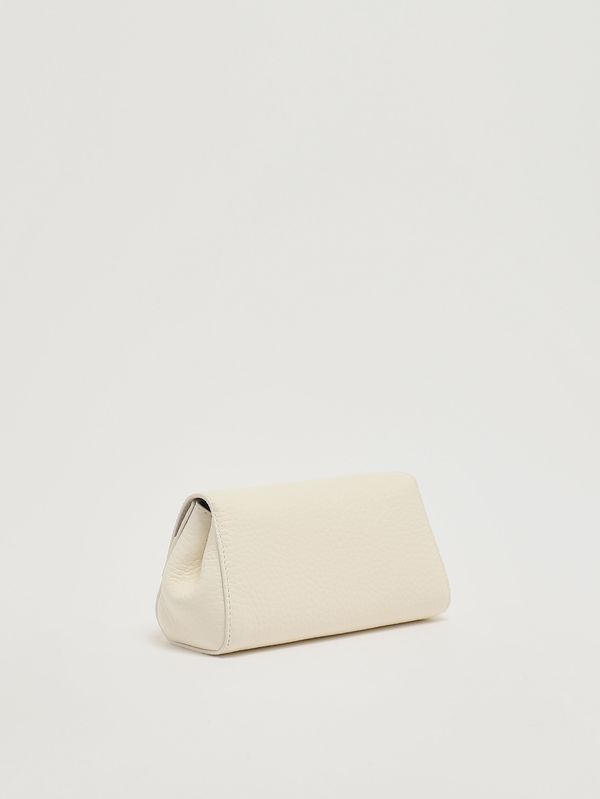 3. Bolso de mujer Gossip Soft de piel martillada Blanco Orciani b02169sof