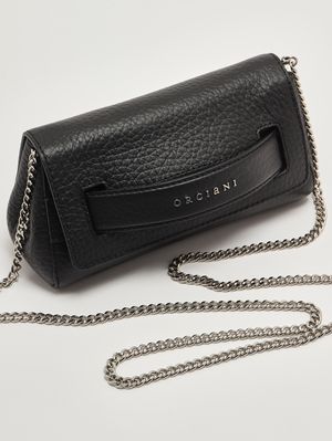 6. Bolso de mujer Gossip Soft de piel martillada Negro