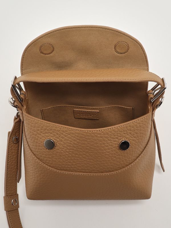 5. Bolso de mujer Nana Small Soft de piel granulada Galleta Orciani b02175sof