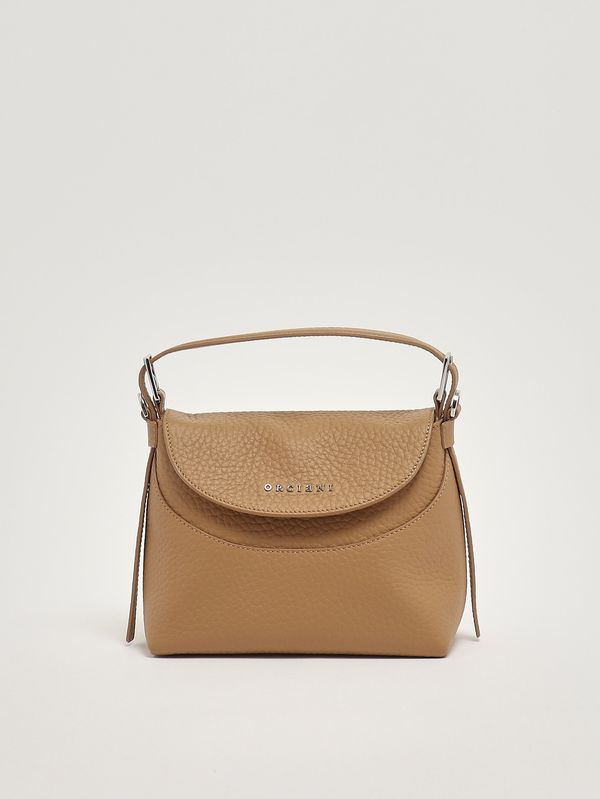 Women's Nana Small Soft bag in pebbled leather Cookie Orciani