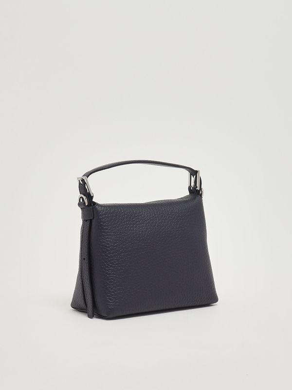 3. Bolso de mujer Nana Small Soft de piel granulada Azul marino Orciani b02175sof