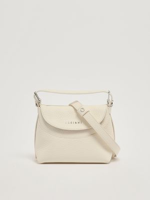 4. Bolso de mujer Nana Small Soft de piel granulada Blanco