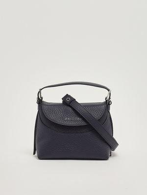4. Bolso de mujer Nana Small Soft de piel granulada Azul marino