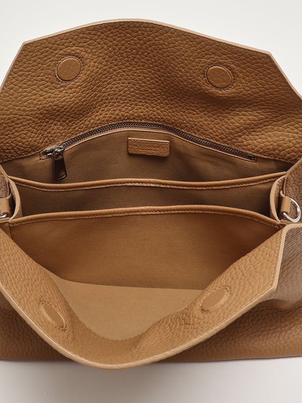 5. Women's Trinity Midi Soft leather bag Cookie Orciani b02231sof