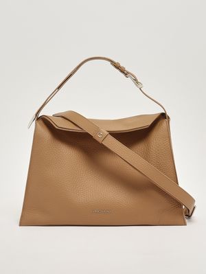 4. Women's Trinity Midi Soft leather bag Cookie