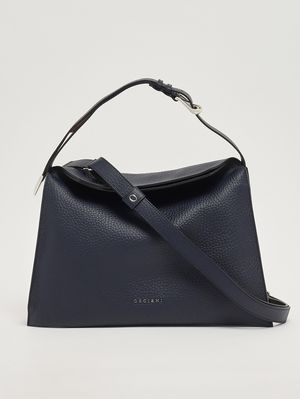 4. Women's Trinity Midi Soft leather bag Navy