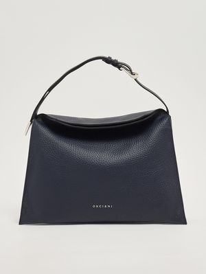 1. Women's Trinity Midi Soft leather bag Navy